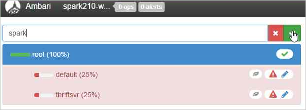 Apache Ambari YARN-dashboardnaam Queue.