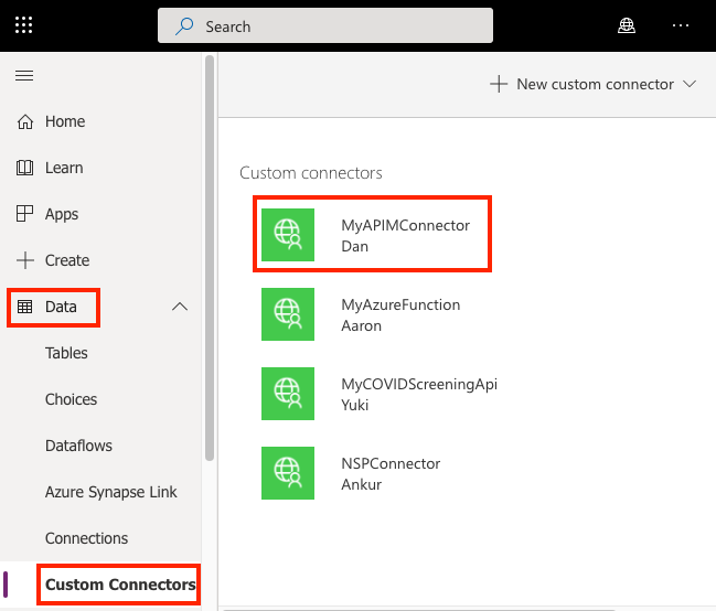 Aangepaste connector in Power Platform