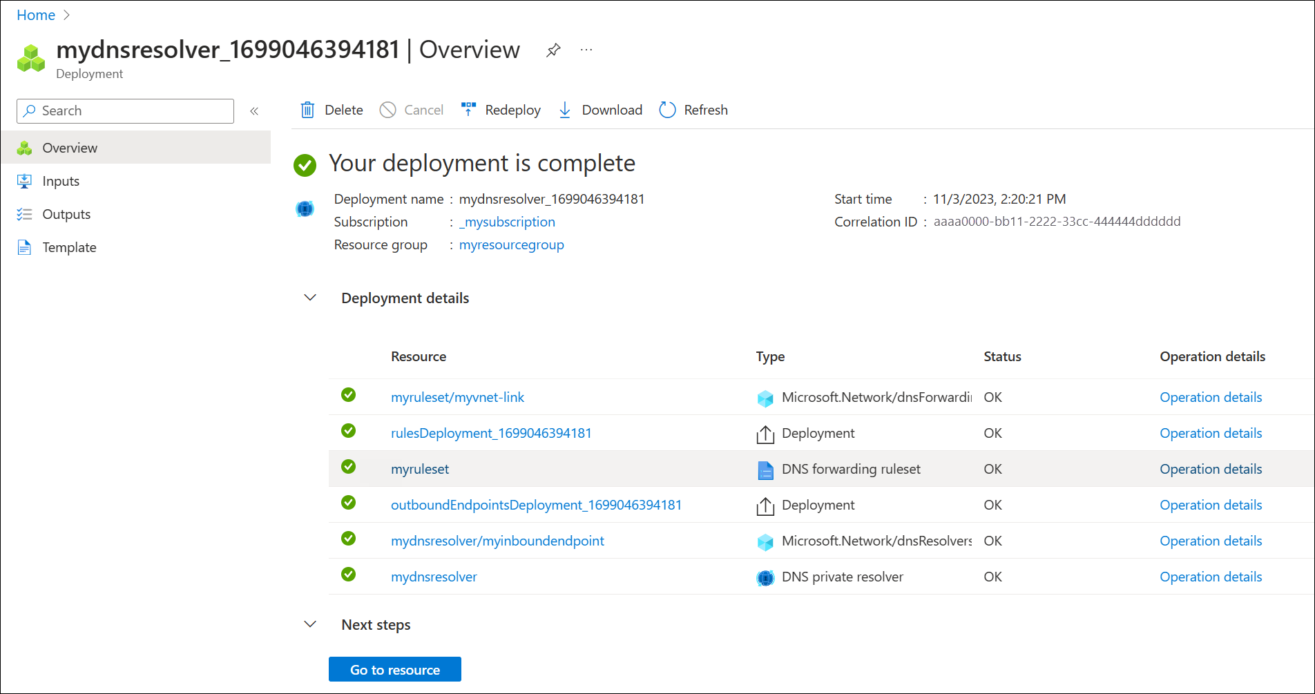 resolver maken - status