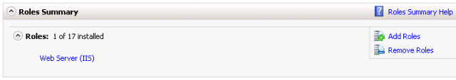 For example, you can log on to a secondary server and use the Server Manager window to verify that the web server role has been installed.