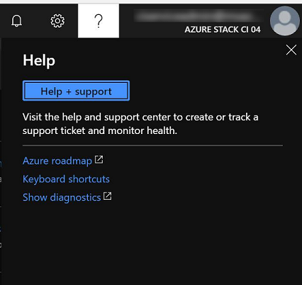 Toegang krijgen tot help en ondersteuning in de Azure Stack Hub-beheerportal