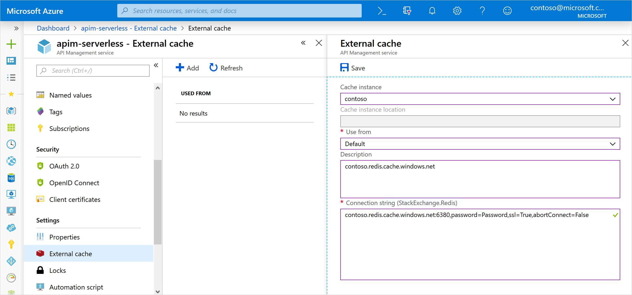 Uw eigen cache gebruiken in API Management