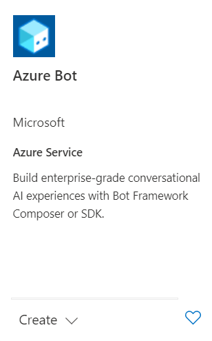 Azure-botresource selecteren