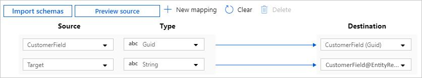 Kolomtoewijzing voor Dynamics lookup-field