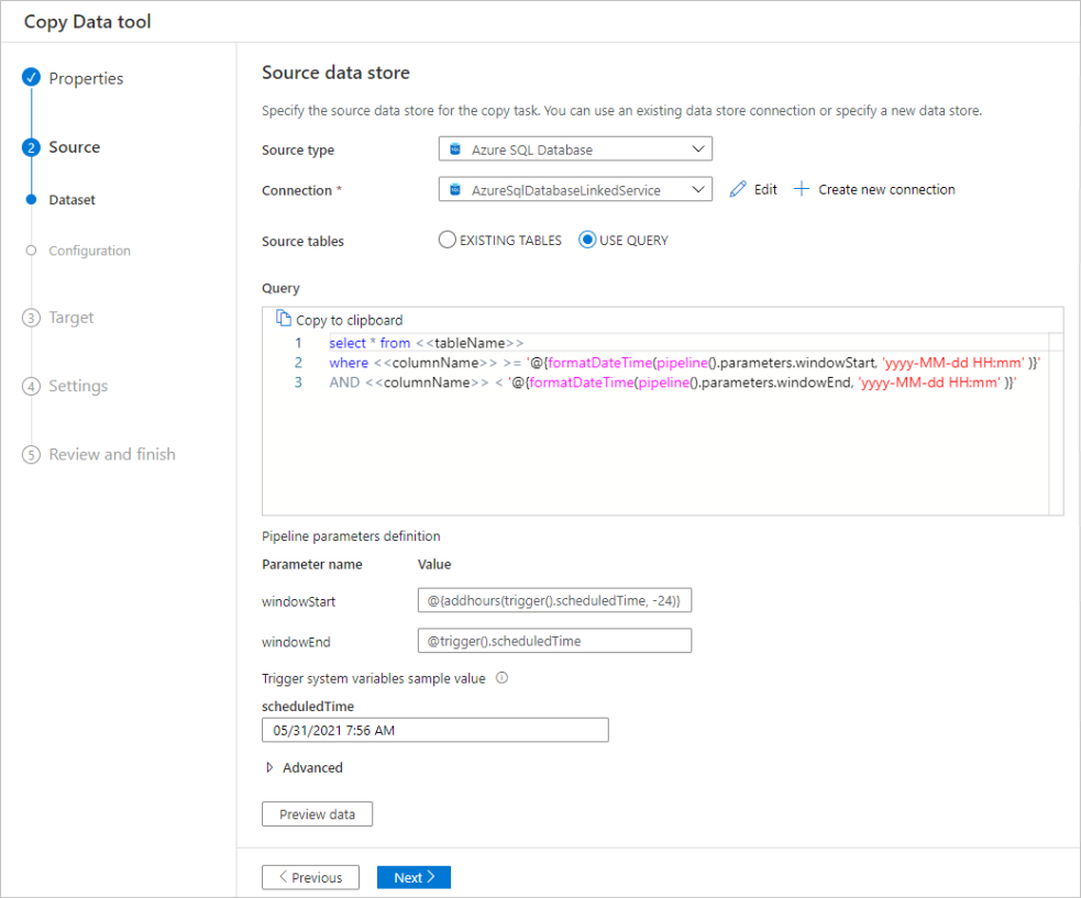 Gegevens in een database filteren