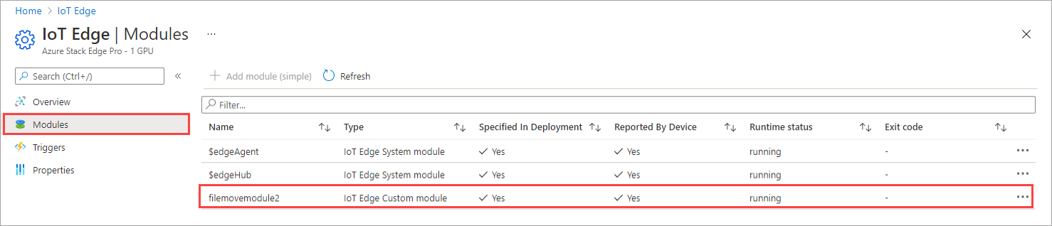 Module geïmplementeerd