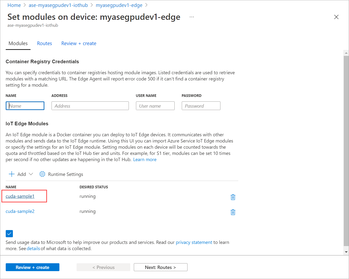 Selecteer een module.