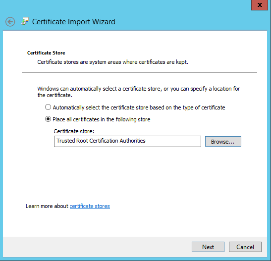 Certificaat importeren met PowerShell 2