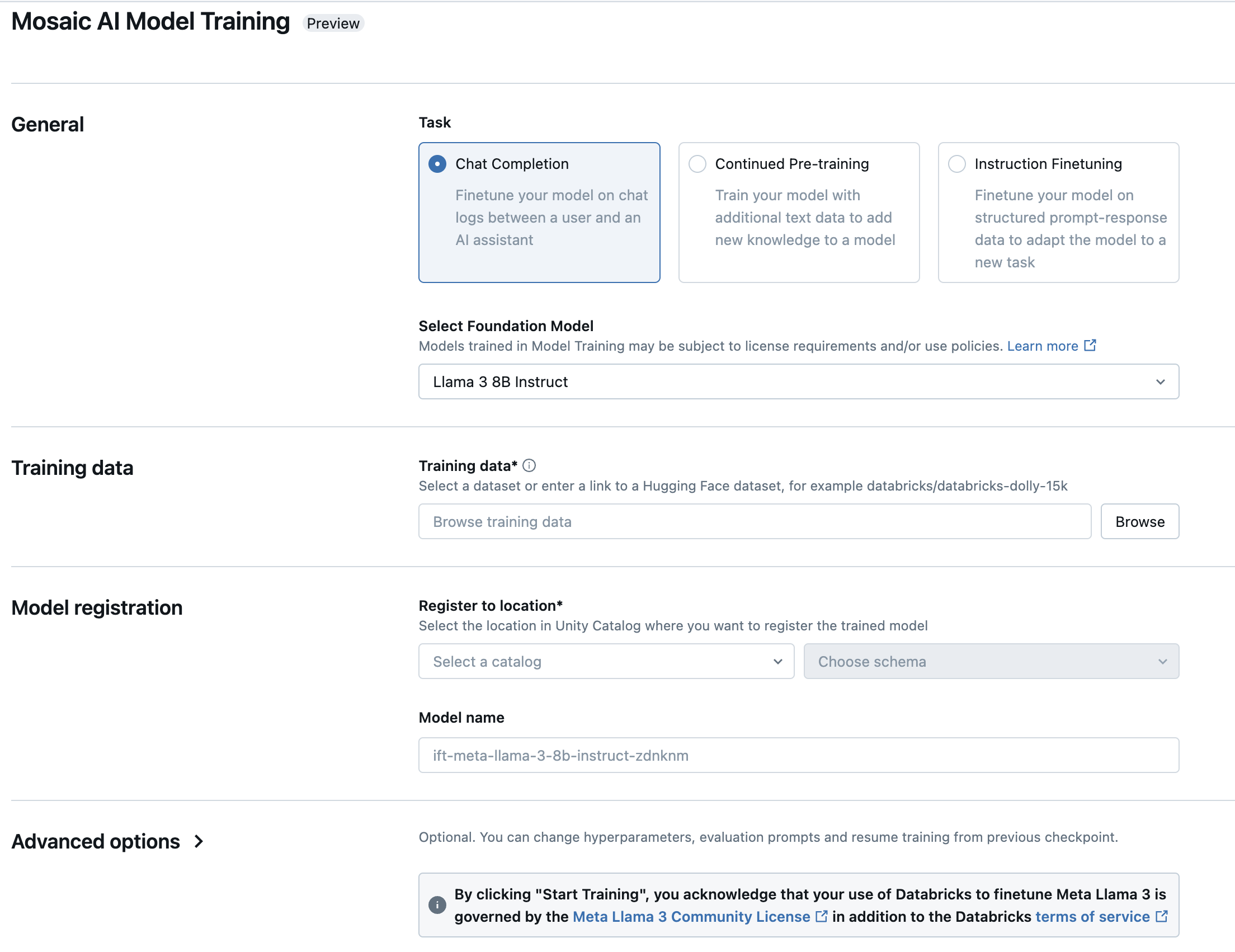 Experimentformulier foundationmodel