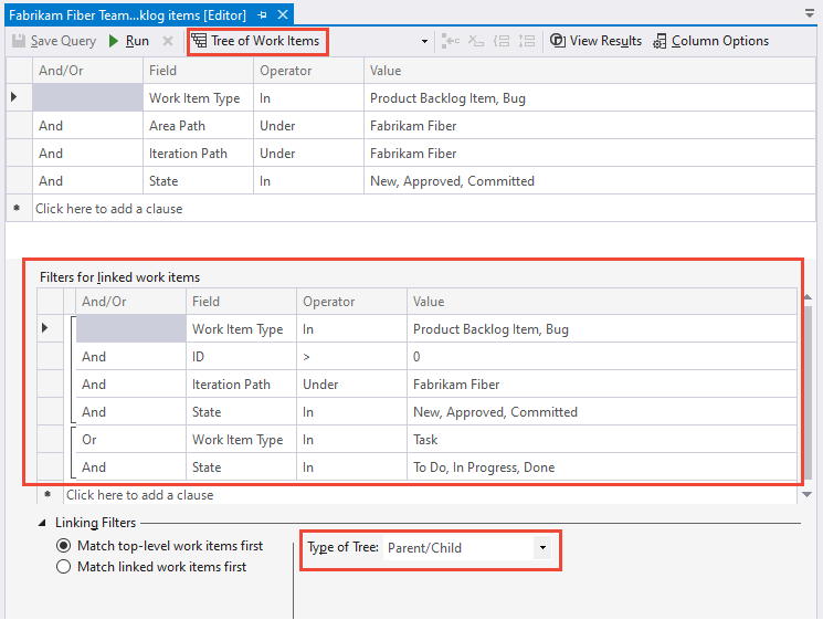 Schermopname, Power Query-editor, Tree Query, Team Explorer.