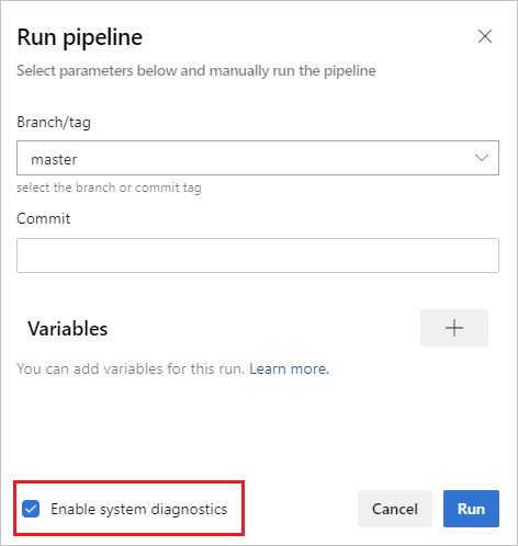 Systeemdiagnose inschakelen