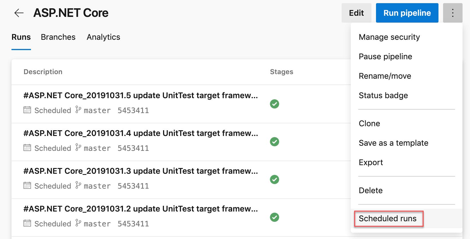 Diagnose van cron-schema's in YAML.