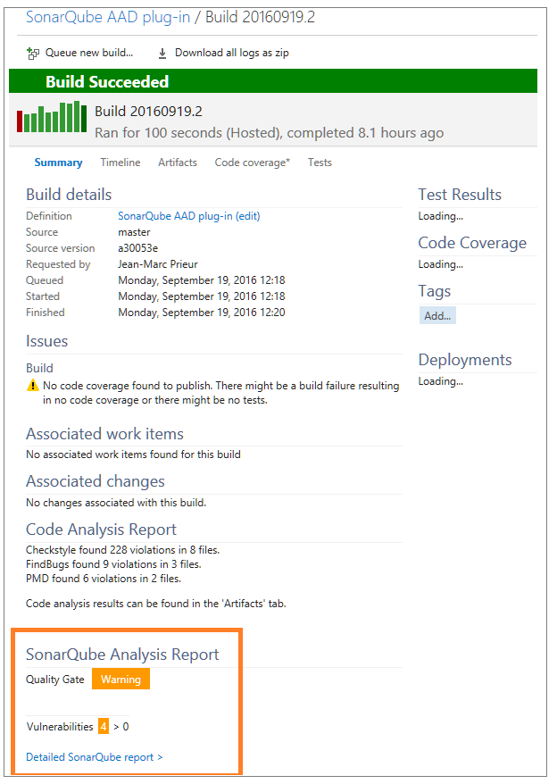 Run SonarQube Analysis 1