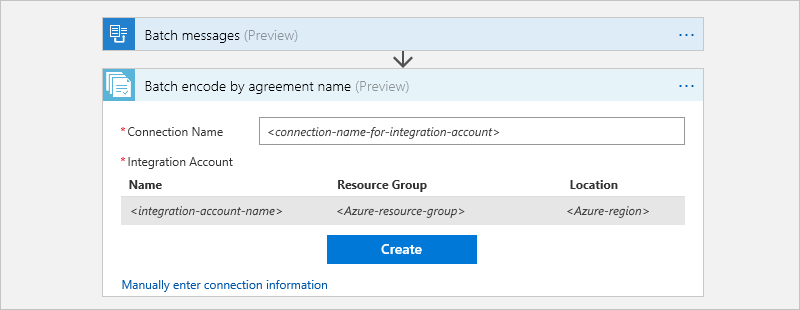 Verbinding maken tussen batch-encoder en integratieaccount