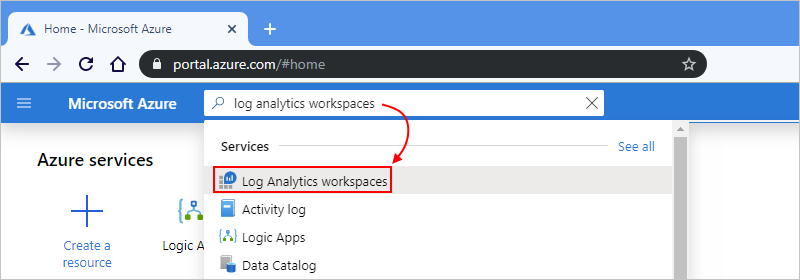 Selecteer Log Analytics-werkruimten