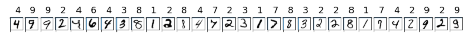 Voorbeeldafbeeldingen met hun labels.