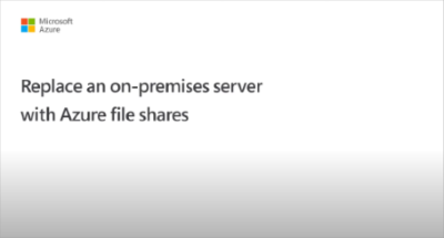 Screencast van de video van de on-premises bestandsservers - klik om af te spelen.