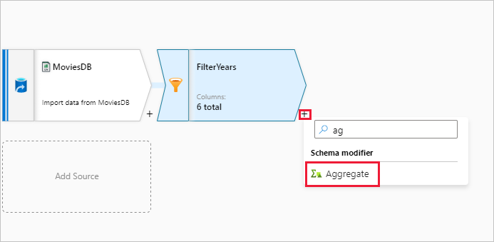 Een aggregaties toevoegen