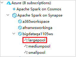 Azure Explorer-opslagaccounts