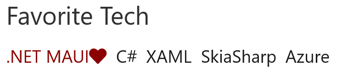 .NET MAUI bindable layout with a DataTemplateSelector.