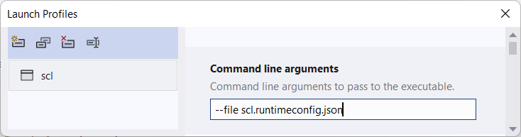 Opdrachtregelargumenten in Visual Studio 2022