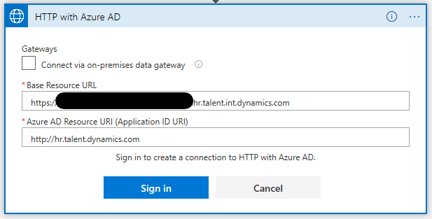 HTTP met Microsoft Entra-connector.