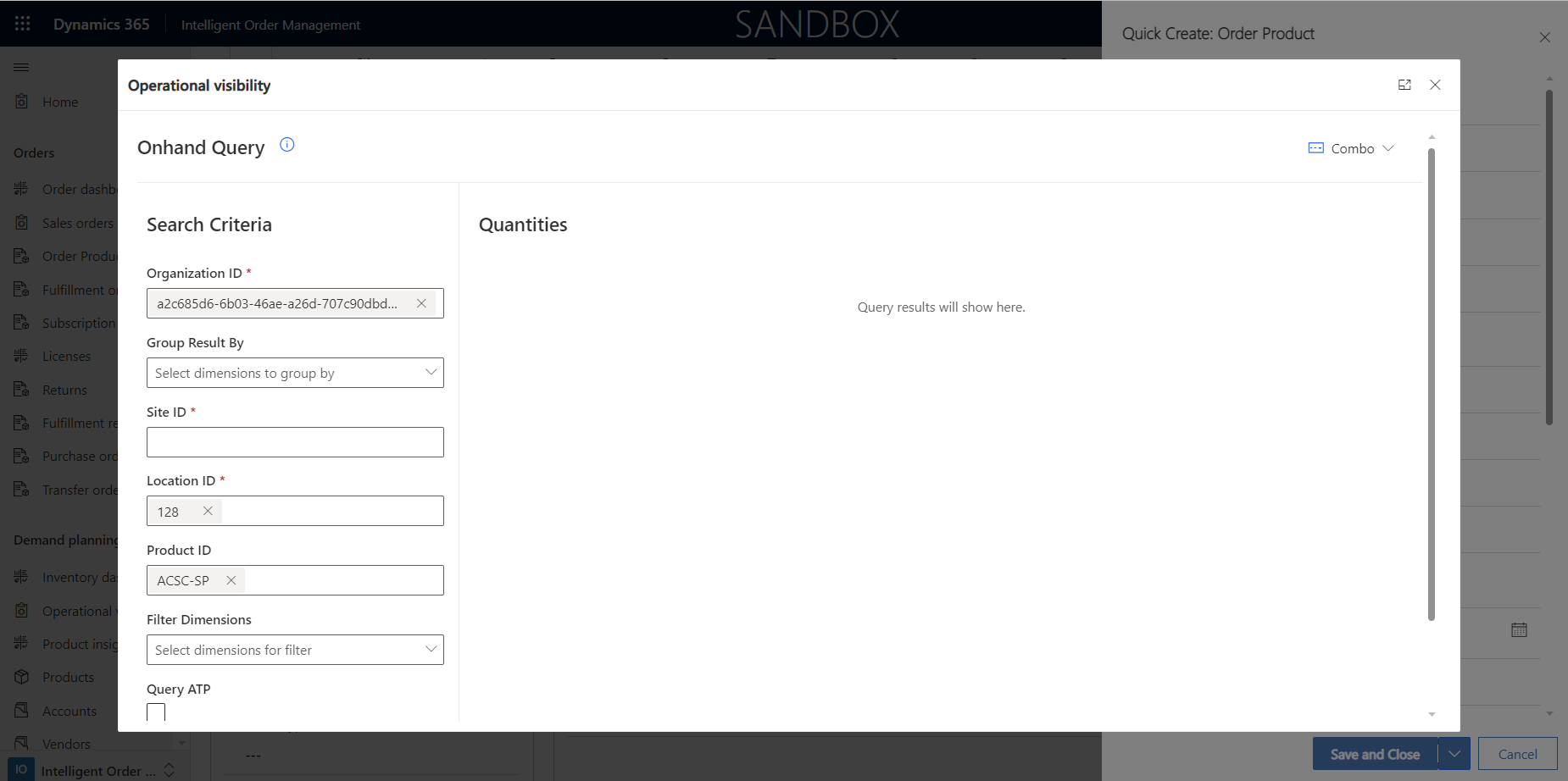 Automatically set fields in the query for use case 3.