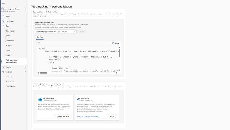 Realtime webpersonalisatie en Optimizely-integratie.