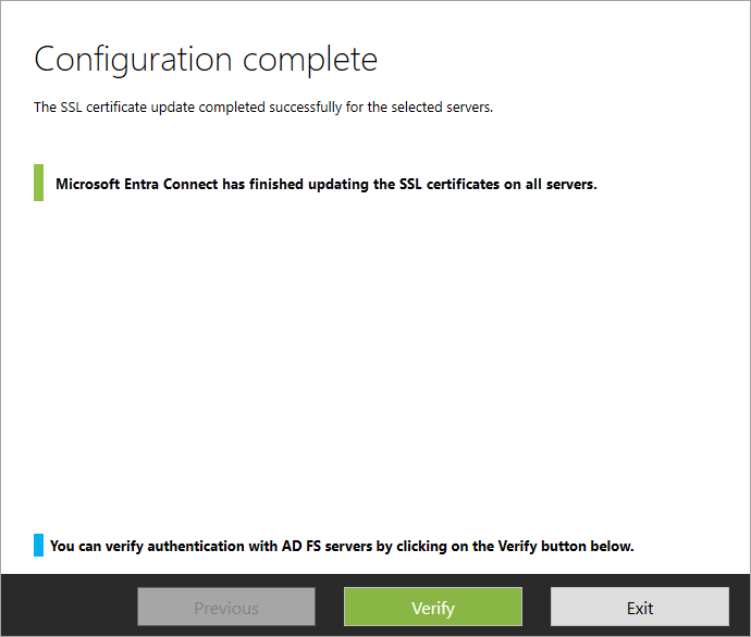 Configuratie voltooid