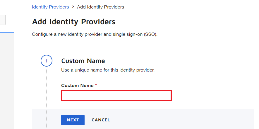 Schermopname van name_Identity_provider.