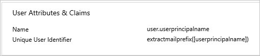 het dialoogvenster Gebruikerskenmerken en -claims in de Azure Portal