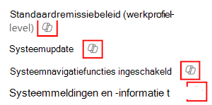 Schermopname met de knopinfo van Copilot voor een instelling in Microsoft Intune en Intune-beheercentrum.