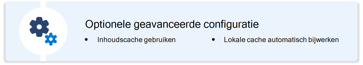 Een diagram waarin het gebruik van inhoud in de cache en de lokale cache-app AutoUpdate op macOS-apparaten wordt beschreven met behulp van Microsoft Intune