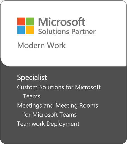 schermopname van het Microsoft Partner-logo met Silver Cloud Customer Relationship Management.