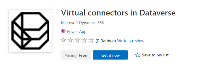 Virtuele connectors in Dataverse