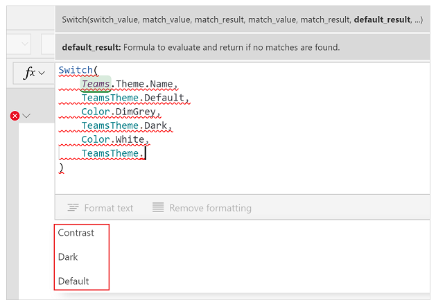 Functie Switch().