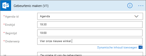 Screenshot that shows where to continue to build the flow.