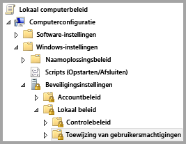 Mapstructuur lokale computerbeleid