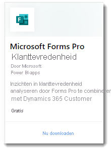 Screenshot shows Microsoft Forms Pro Customer Satisfaction web app.