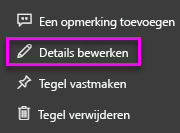 Details bewerken