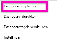 Schermopname van Een kopie opslaan in het menu Bestand.