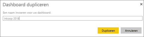 Schermopname van het dialoogvenster Dashboard dupliceren.