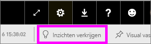 Schermopname met de knop Inzichten ophalen gemarkeerd.