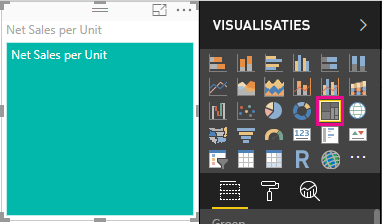 Schermopname van grafiek gewijzigd in een treemap.