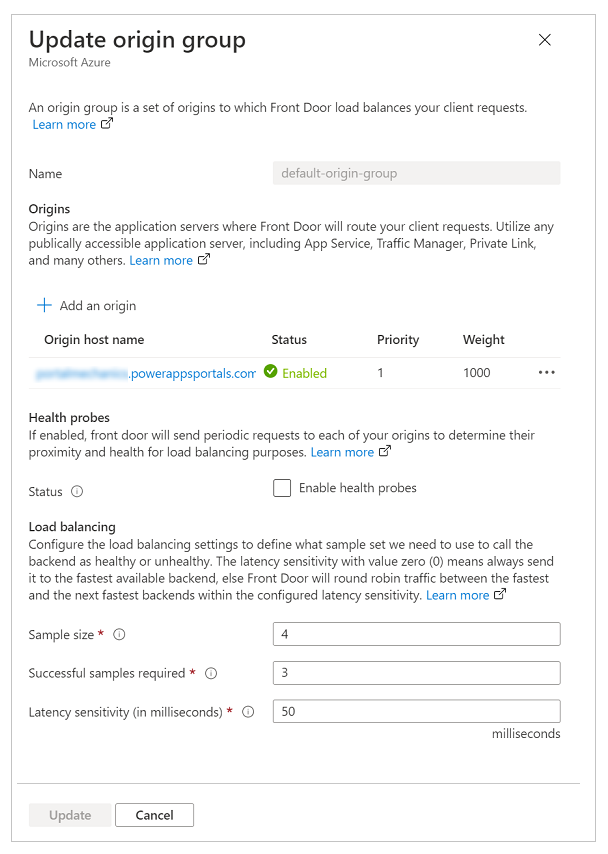 Valideren orgineel-configuratie.