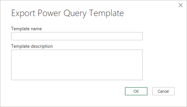 Eigenschappen voor uw Power Query-sjablonen instellen