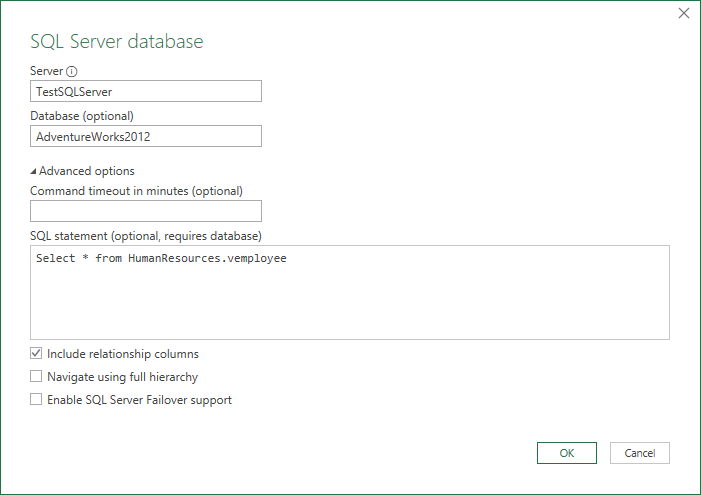 Voer systeemeigen databasequery's uit.