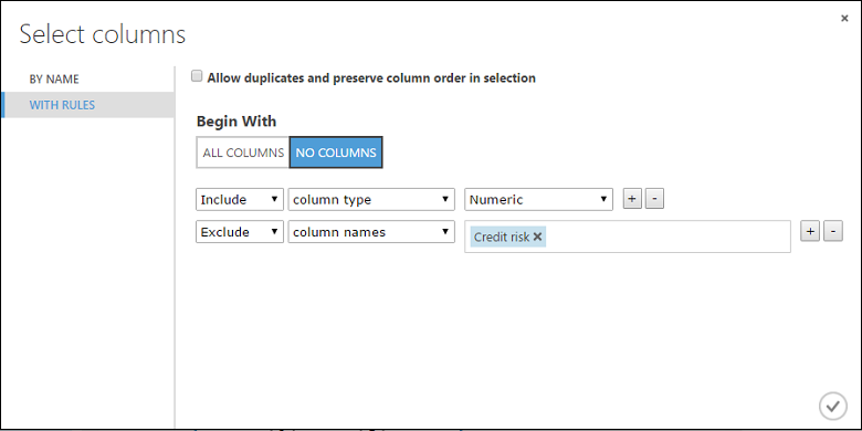 Selecteer de module Normalize Data