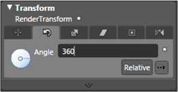 How to create a rotate transform