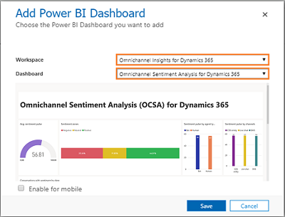 Add Sentiment Analysis dashboard.